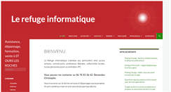 Desktop Screenshot of lerefugeinformatique.fr