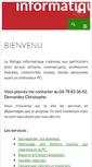 Mobile Screenshot of lerefugeinformatique.fr