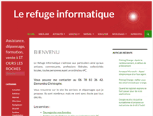 Tablet Screenshot of lerefugeinformatique.fr